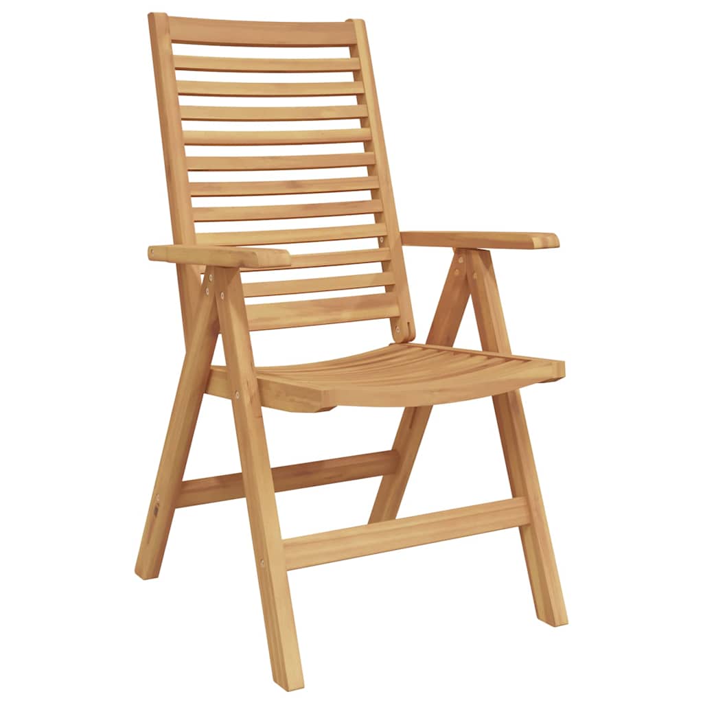Silla 2 pcs Marrón 64.5 x 52 x 108 cm Madera de teca maciza