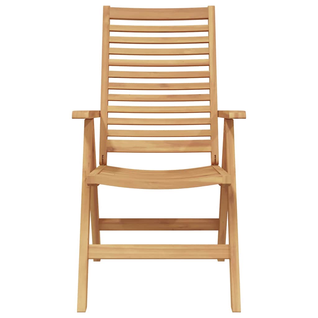 Silla 2 pcs Marrón 64.5 x 52 x 108 cm Madera de teca maciza