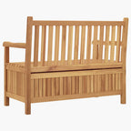 Banco de jardín 114 x 60 x 90 cm Madera de teca maciza