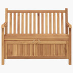 Banco de jardín 114 x 60 x 90 cm Madera de teca maciza