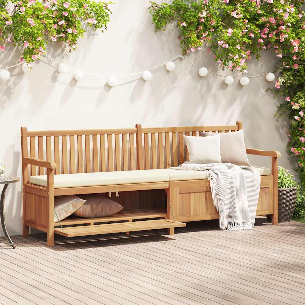 Banco de jardín 114 x 60 x 90 cm Madera de teca maciza