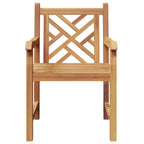 Silla de Jardín 2 pcs 60 x 58 x 90 cm Madera de teca maciza