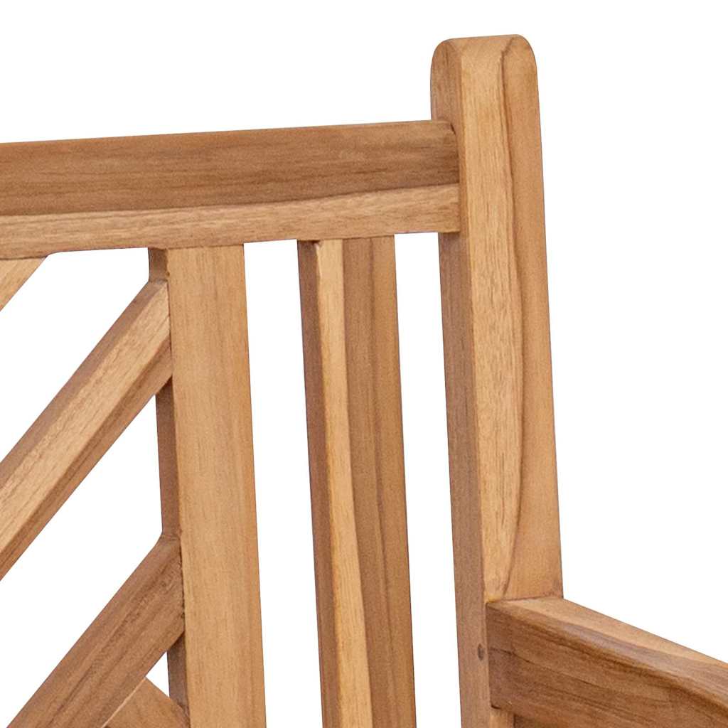 Banco de jardín 114 x 60 x 90 cm Madera de teca maciza