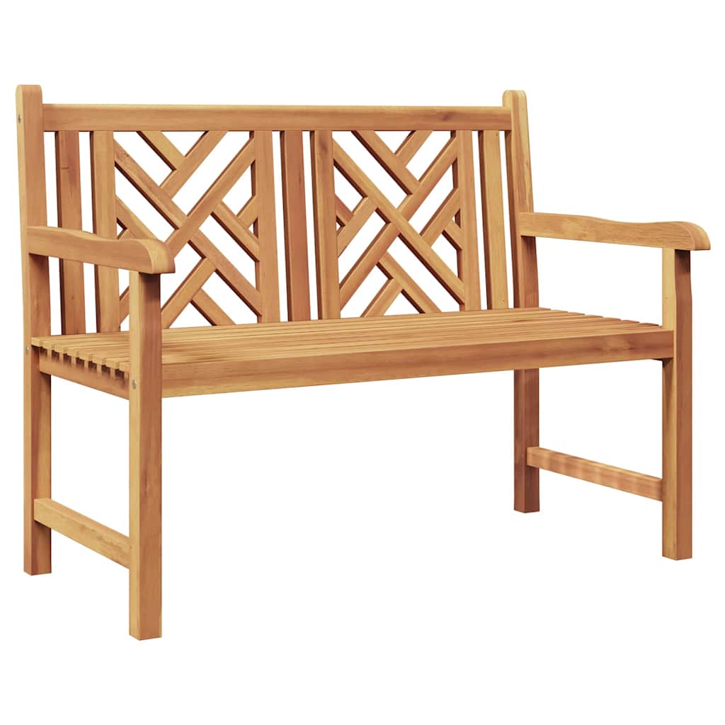 Banco de jardín 114 x 60 x 90 cm Madera de teca maciza