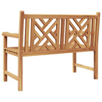 Banco de jardín 114 x 60 x 90 cm Madera de teca maciza