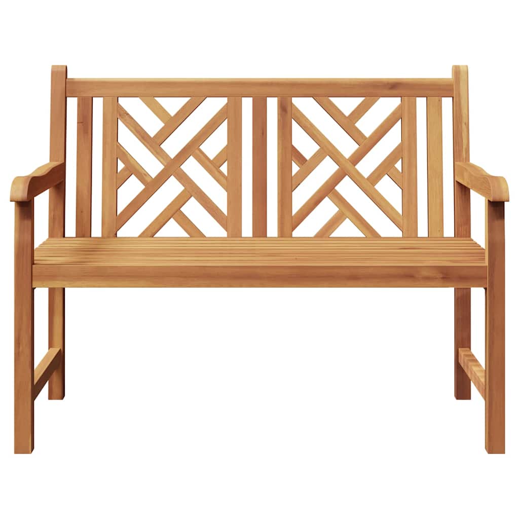 Banco de jardín 114 x 60 x 90 cm Madera de teca maciza