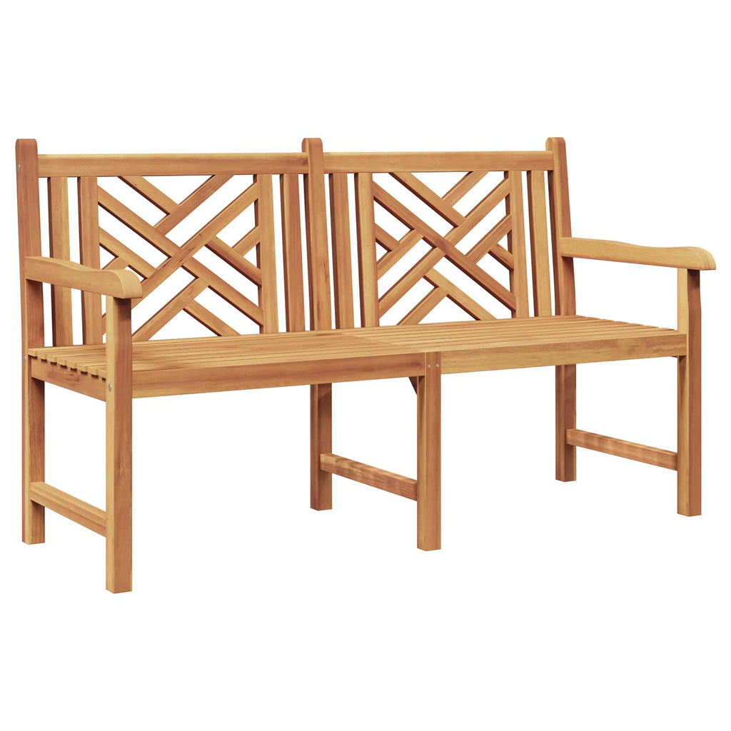 Banco de jardín 114 x 60 x 90 cm Madera de teca maciza