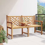 Banco de jardín 150 x 60 x 90 cm Madera de teca maciza