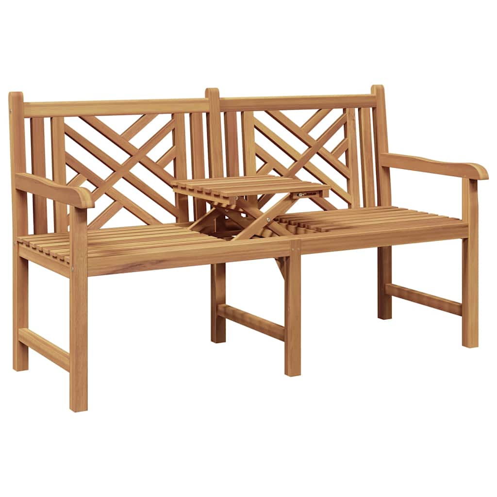 Banco de jardín 150 x 60 x 90 cm Madera de teca maciza