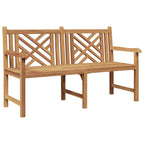 Banco de jardín 150 x 60 x 90 cm Madera de teca maciza