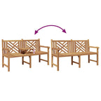 Banco de jardín 150 x 60 x 90 cm Madera de teca maciza