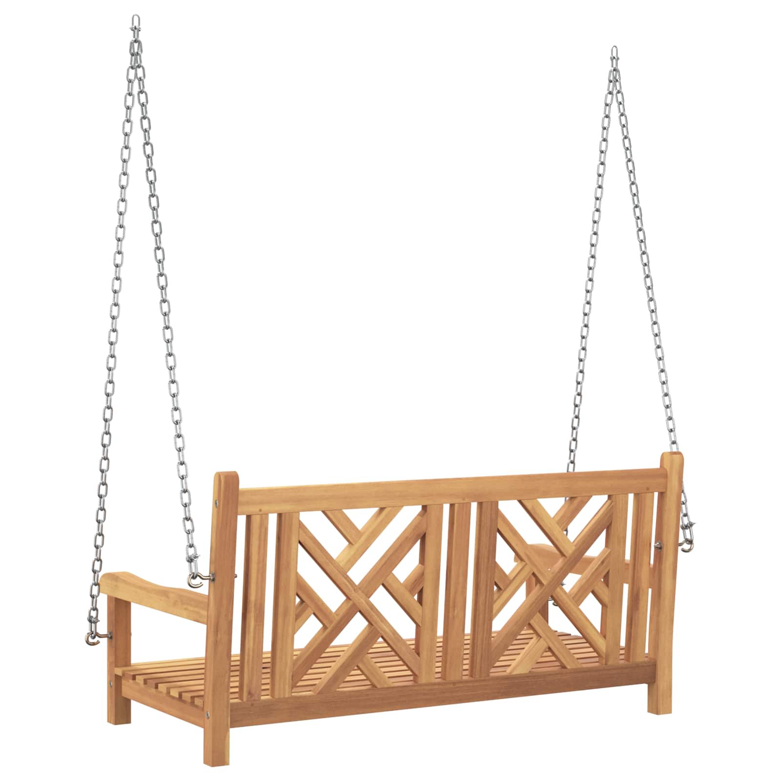 Banca Columpio de Jardín 114 x 60 x 64 cm Madera de teca maciza