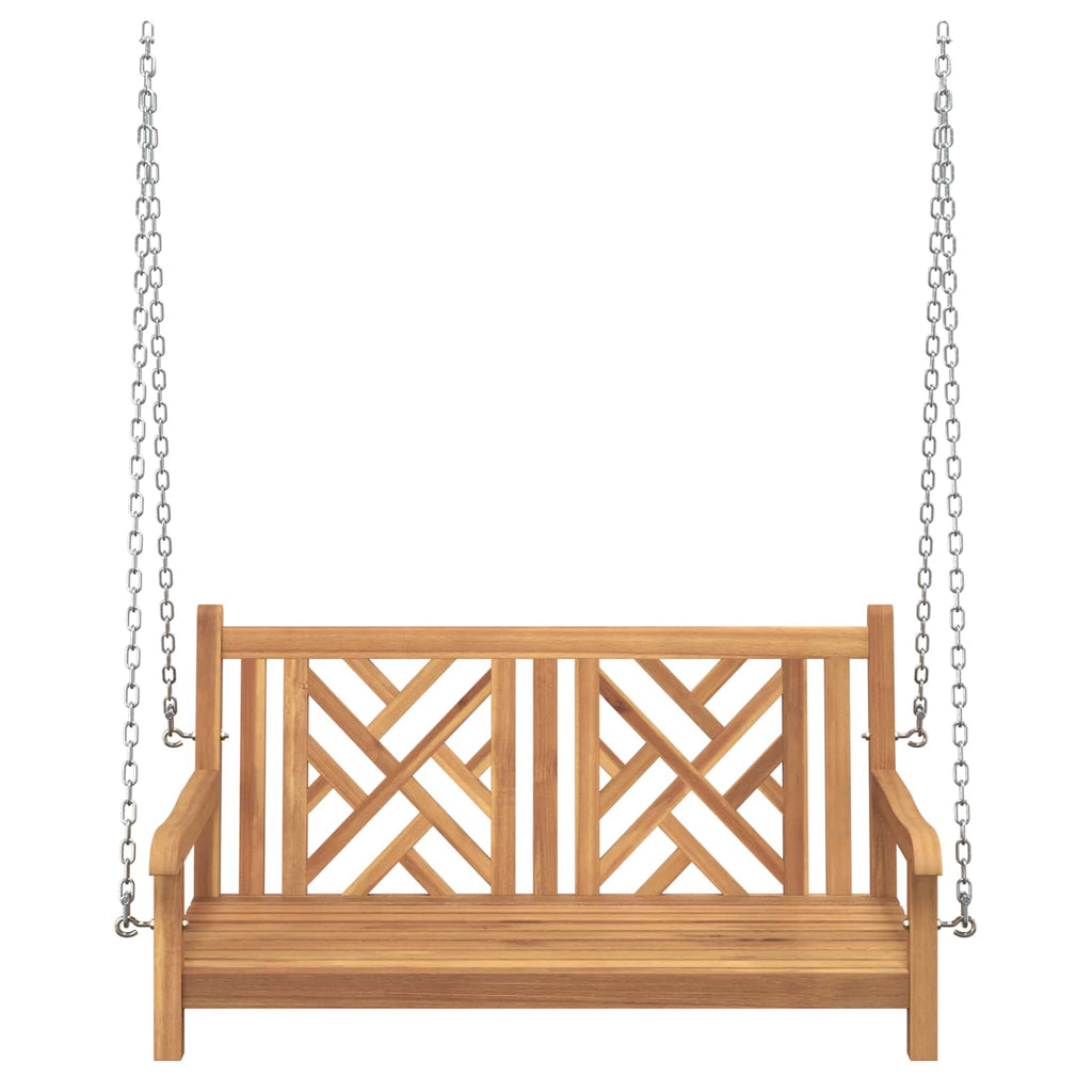Banca Columpio de Jardín 114 x 60 x 64 cm Madera de teca maciza