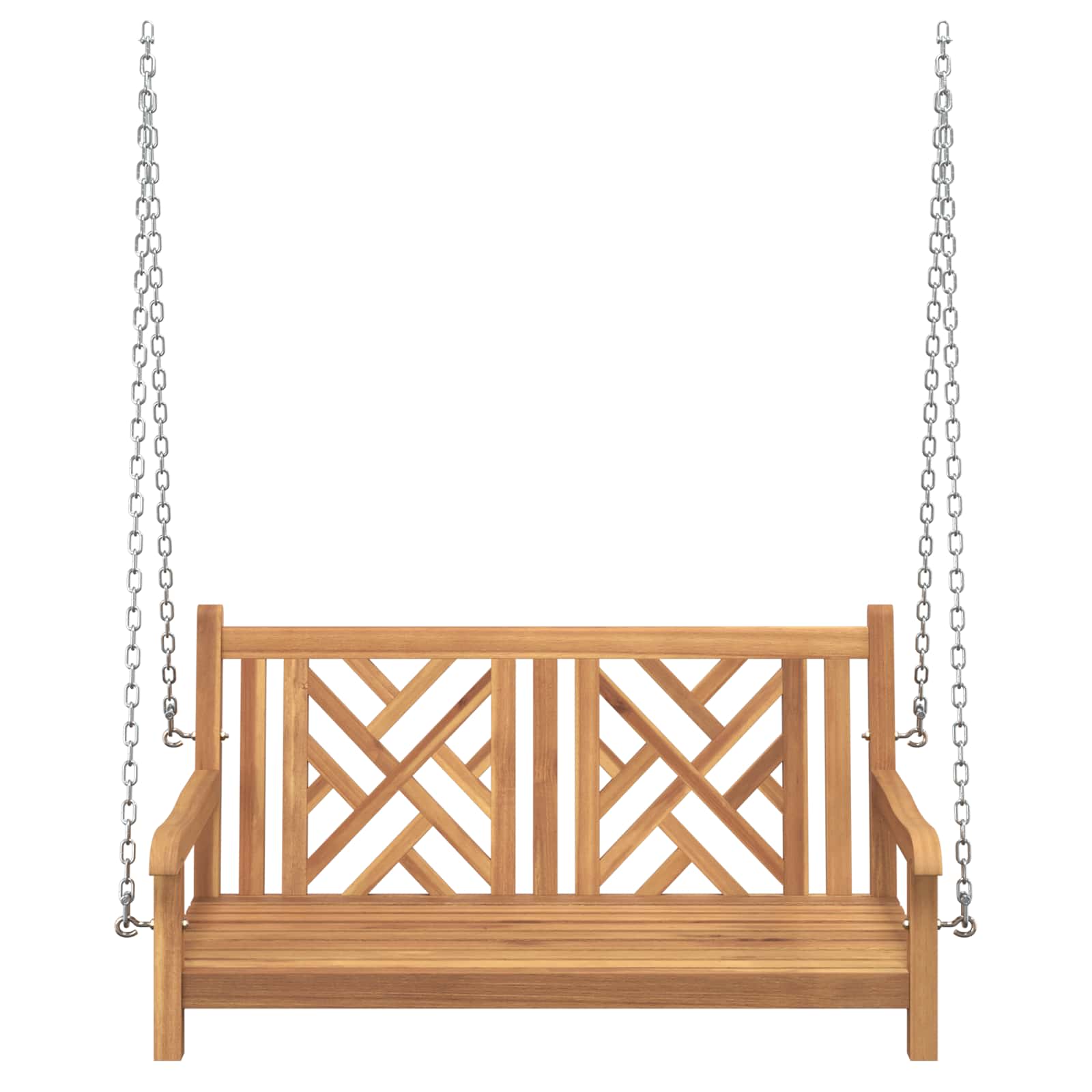 Banca Columpio de Jardín 114 x 60 x 64 cm Madera de teca maciza