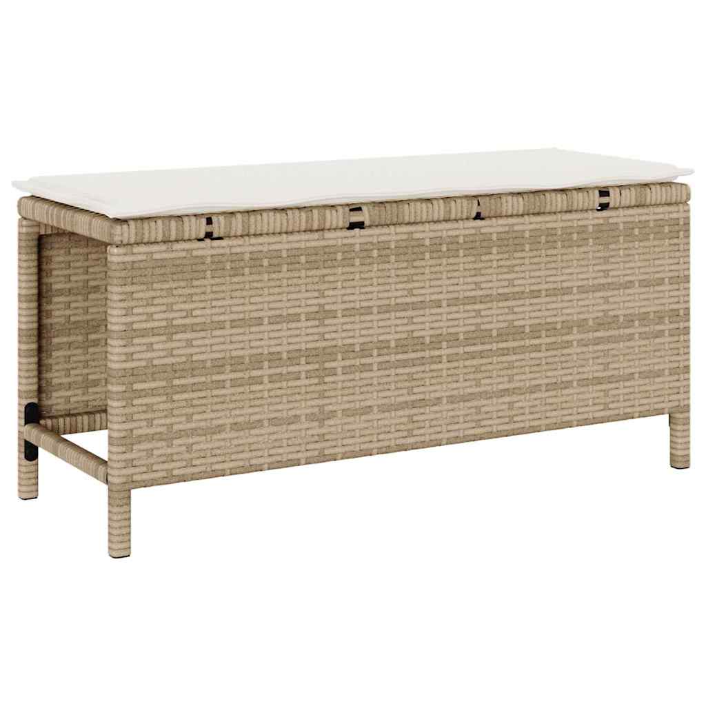 Conjunto de Comedor de Jardín Beige ratán sintético