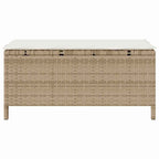 Conjunto de Comedor de Jardín Beige ratán sintético