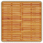 Conjunto de Comedor de Jardín Beige ratán sintético