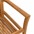 Silla de comedor 2 pcs Marrón 62 x 55 x 94 cm