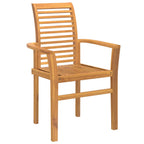 Silla de comedor 2 pcs Marrón 62 x 55 x 94 cm