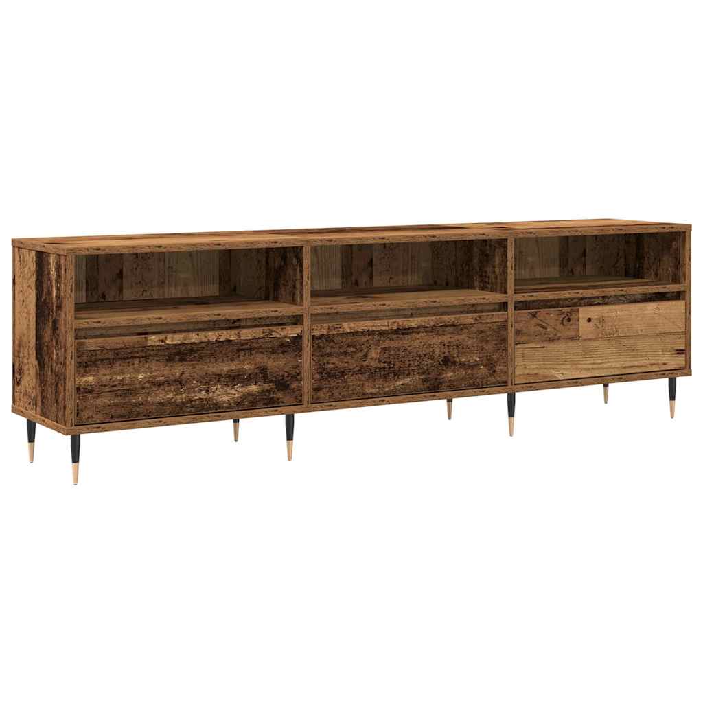 Mueble de TV Madera envejecida 150 x 30 x 45 cm