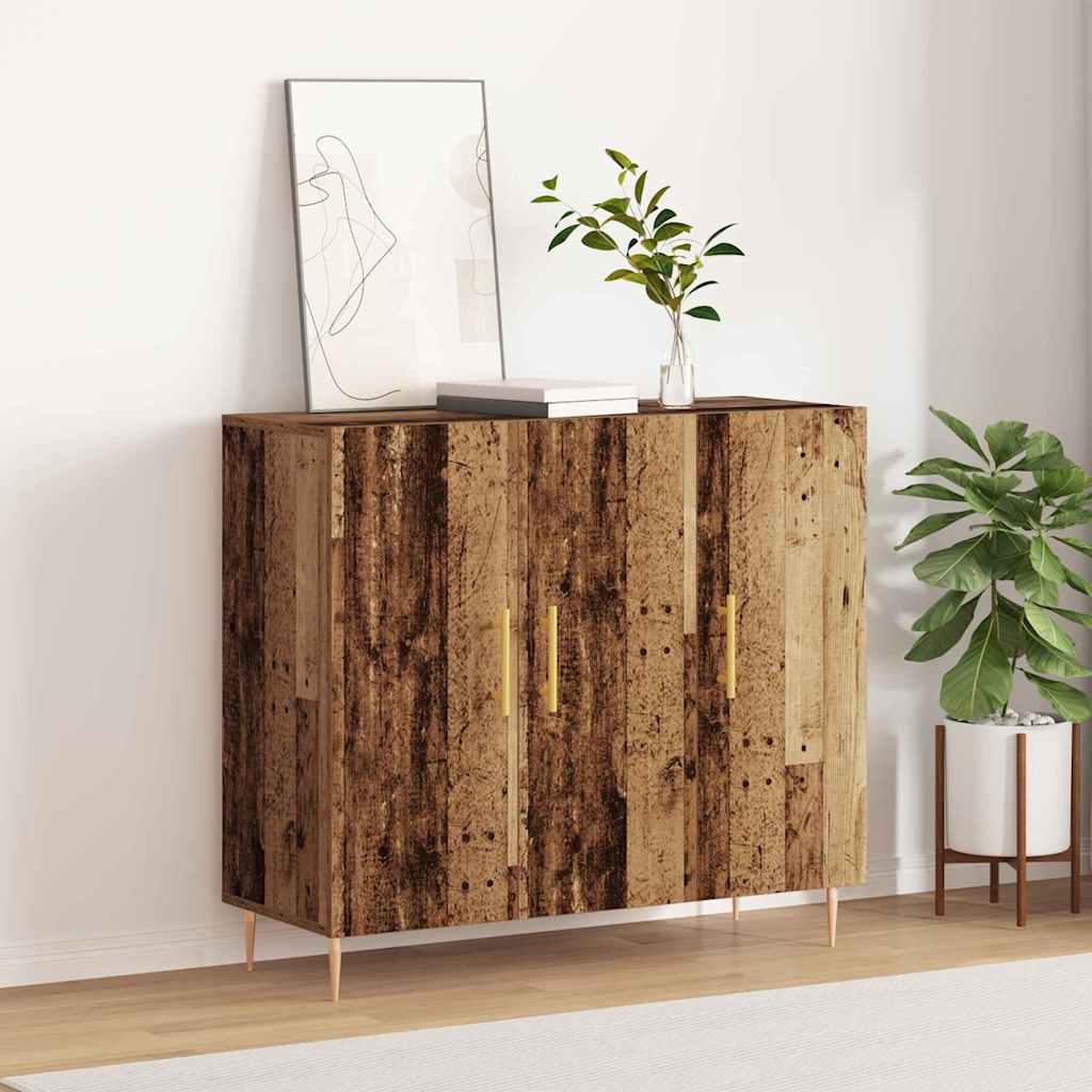 Aparador Madera vieja 90 x 34 x 80 cm Madera de ingeniería