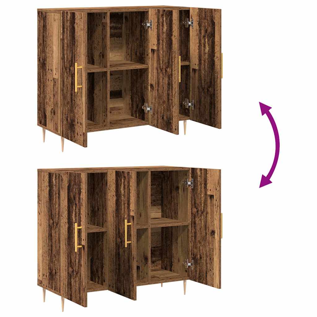 Aparador Madera vieja 90 x 34 x 80 cm Madera de ingeniería