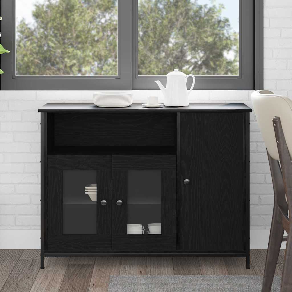 Aparador Roble Negro 100 x 35 x 75 cm