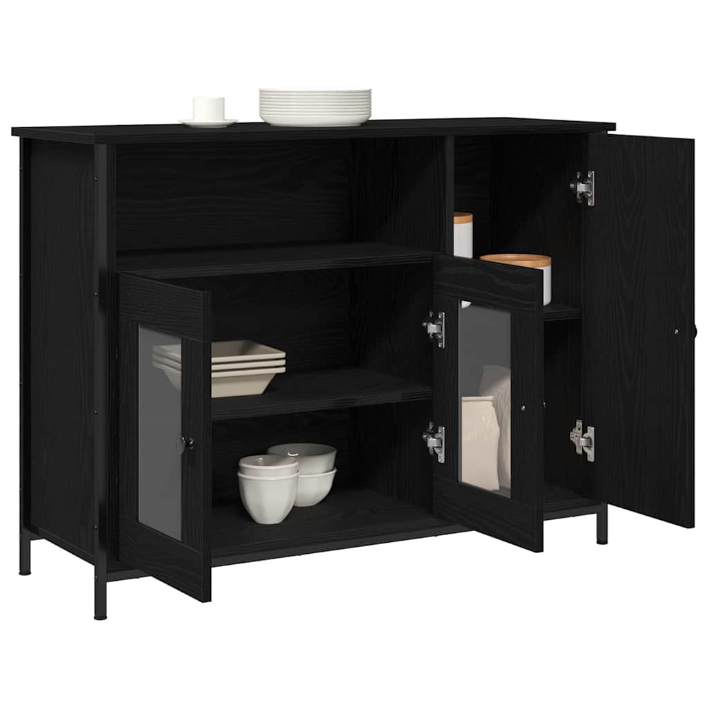 Aparador Roble Negro 100 x 35 x 75 cm