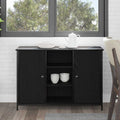 Aparador Roble Negro 100 x 35 x 70 cm
