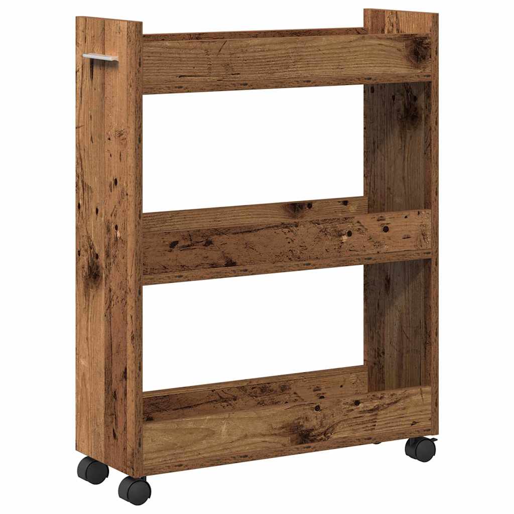 Armario con rueda Madera vieja 60 x 22 x 79 cm