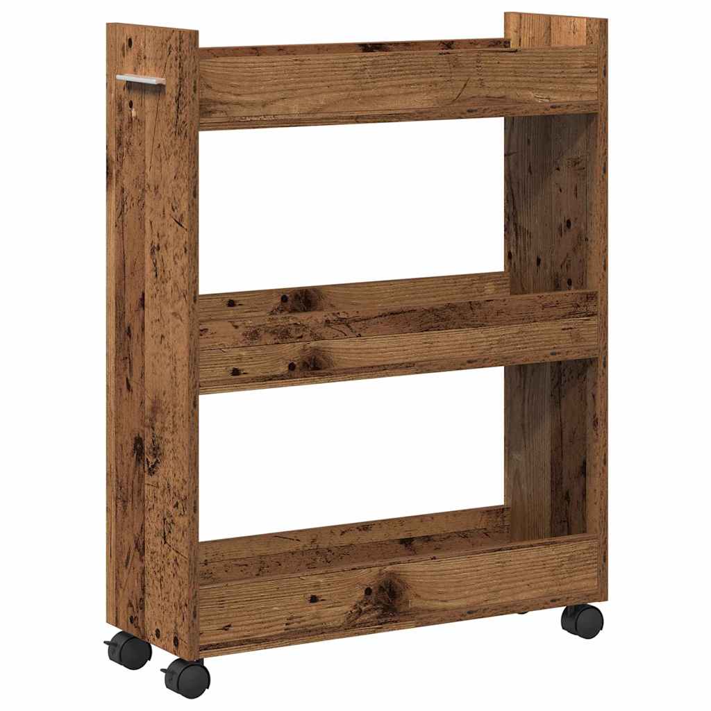 Armario con rueda Madera vieja 60 x 22 x 79 cm