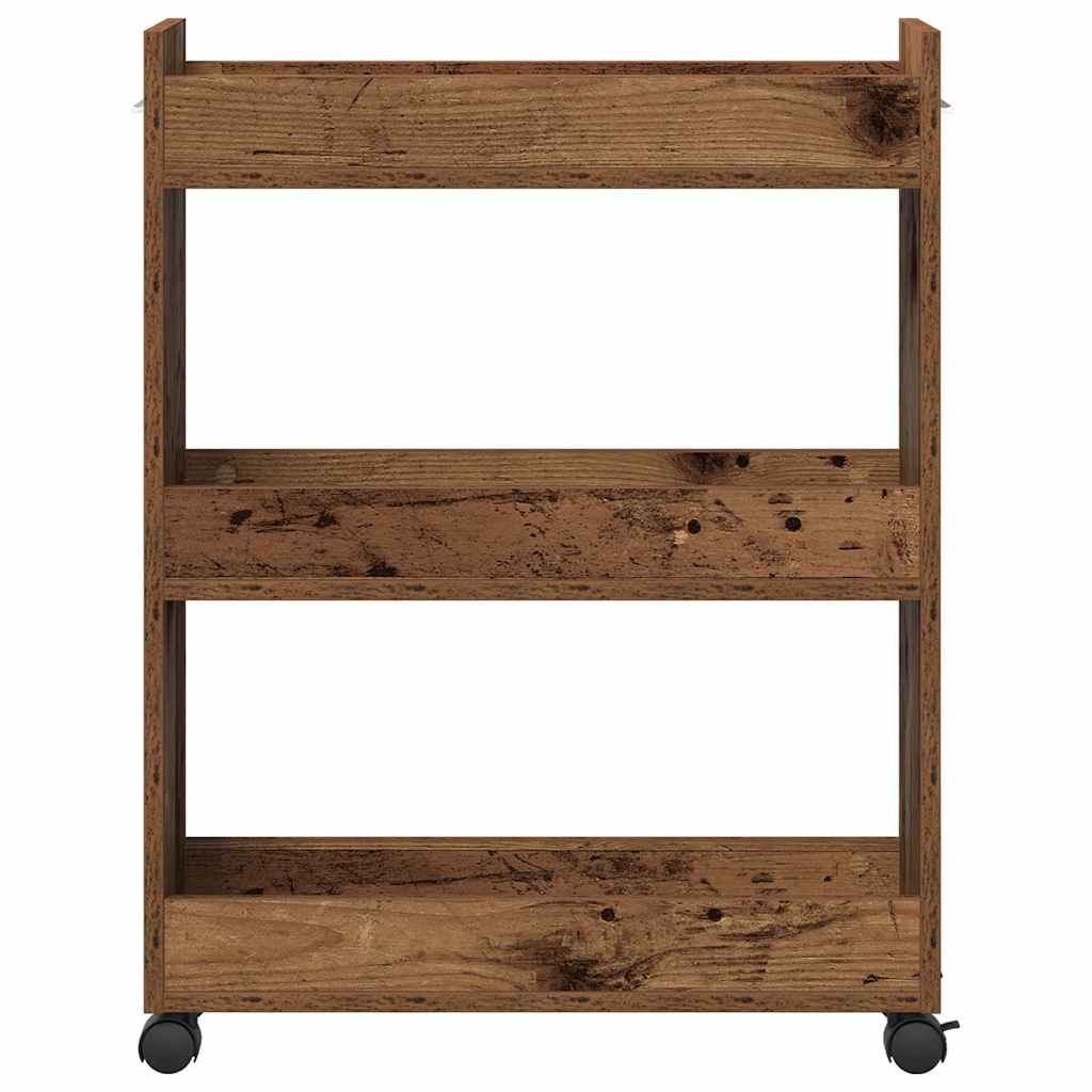 Armario con rueda Madera vieja 60 x 22 x 79 cm