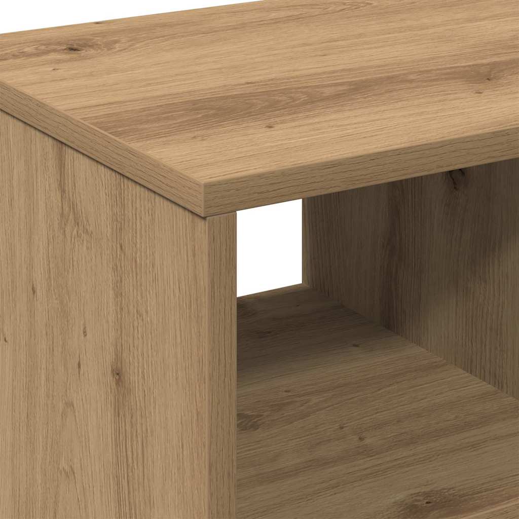 Mesa Auxiliar con estante Roble artisan 50 x 30 x 55 cm