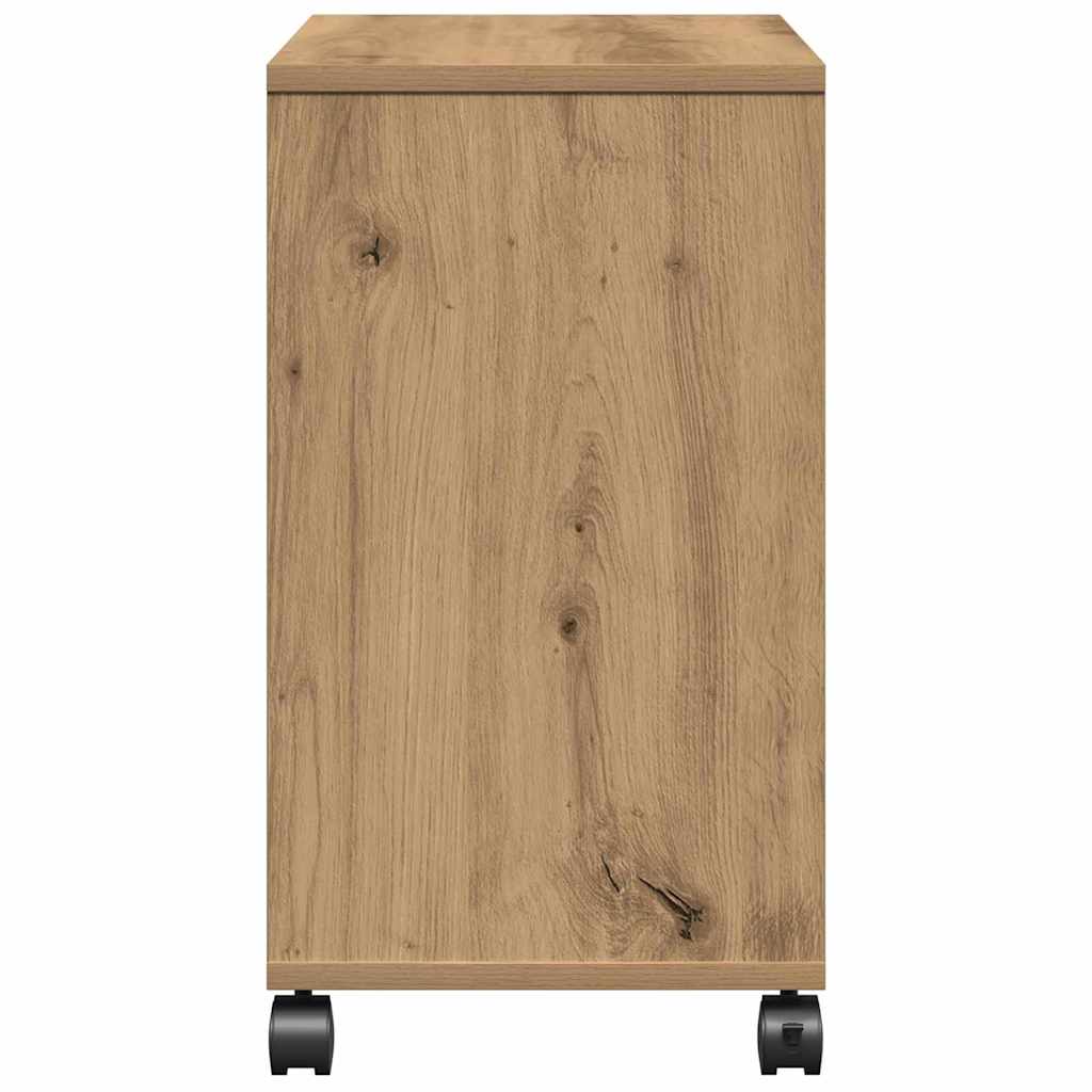 Mesa Auxiliar con estante Roble artisan 50 x 30 x 55 cm