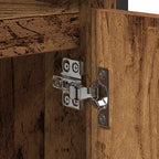Gabinete de Lavabo para Baño Madera Vieja 60 x 35 x 60 cm