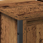 Gabinete de Lavabo para Baño Madera Vieja 60 x 35 x 60 cm