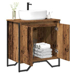 Gabinete de Lavabo para Baño Madera Vieja 60 x 35 x 60 cm