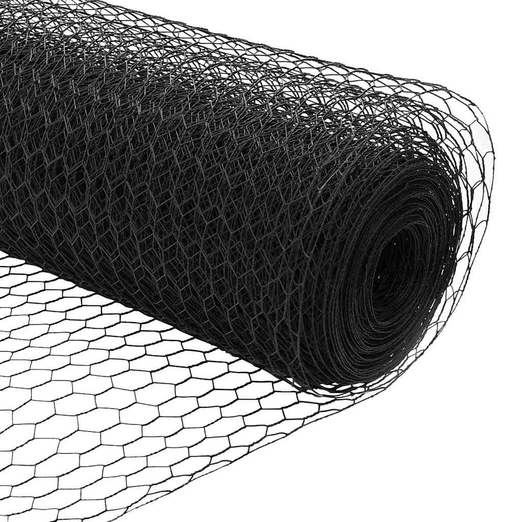 Cerca Hexagonal Gris 0,4 x 10 m PVC
