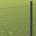 Cerca Hexagonal Gris 0,4 x 10 m PVC