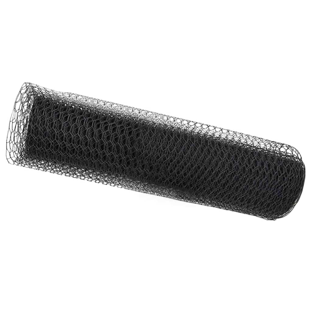 Cerca Hexagonal Gris 0,4 x 10 m PVC