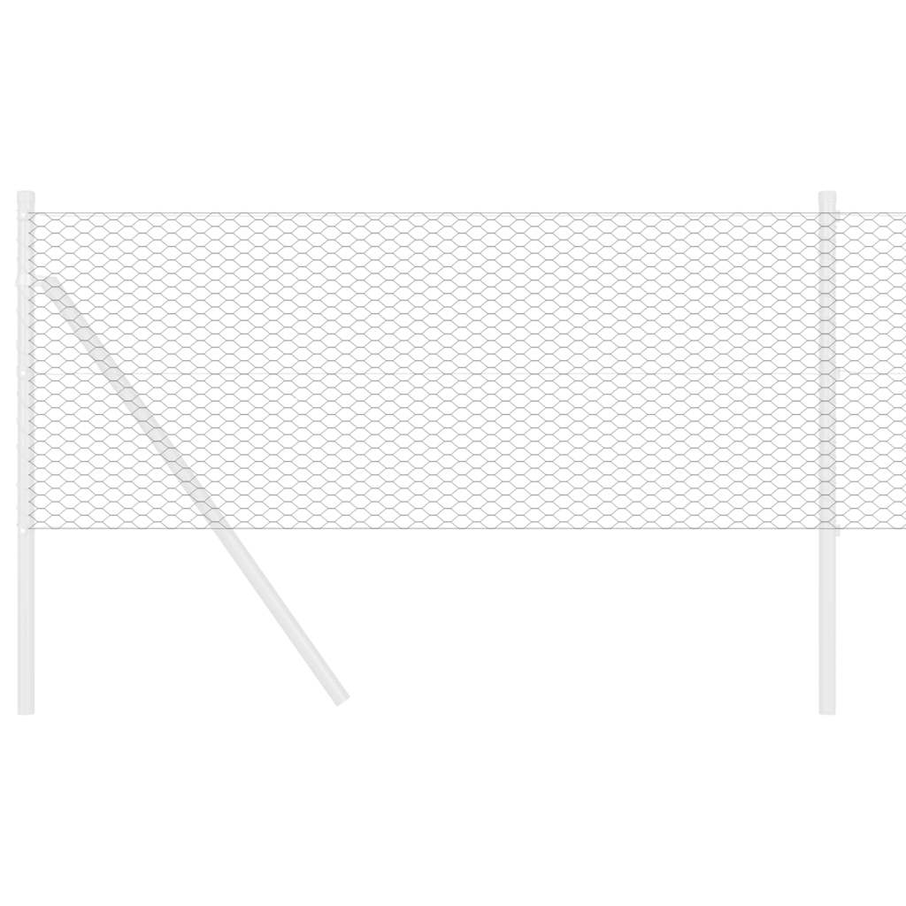 Cerca Hexagonal Gris 0,4 x 10 m PVC