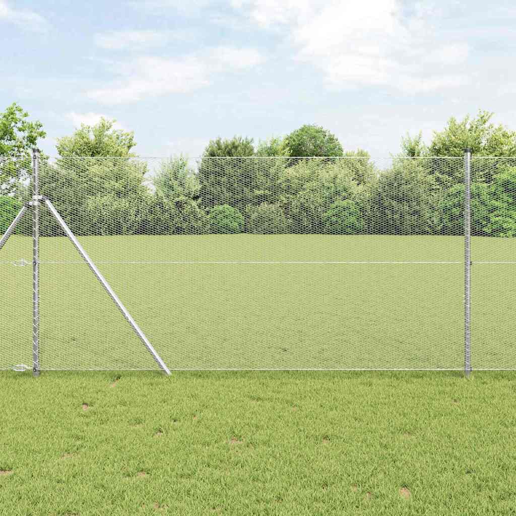 Cerca Hexagonal Gris 0,4 x 10 m PVC