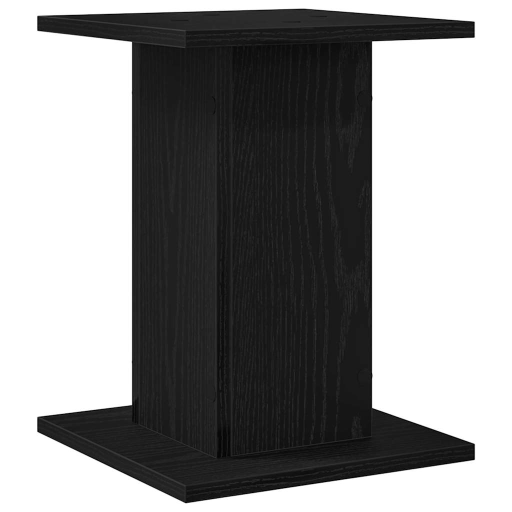 Soporte de plantas 2 pcs Roble Negro 30 x 30 x 40 cm