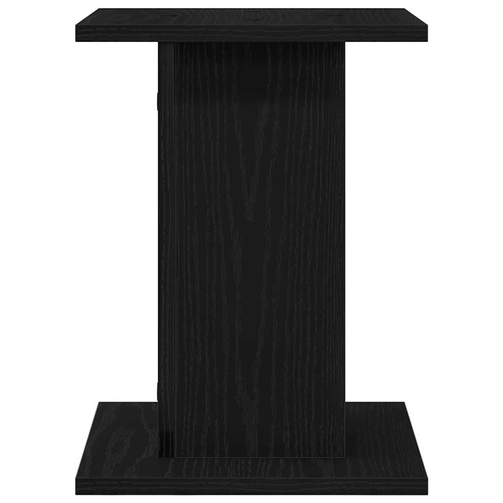 Soporte de plantas 2 pcs Roble Negro 30 x 30 x 40 cm