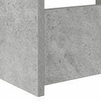 Sofá cama con cajón Gris 90 x 200 cm Madera de ingeniería