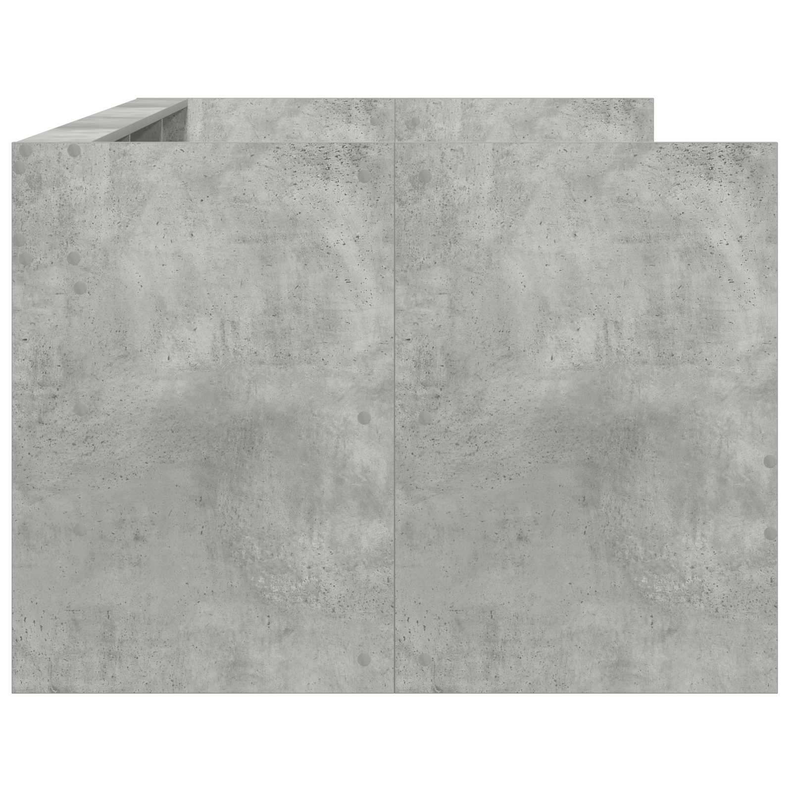 Sofá cama con cajón Gris 90 x 200 cm Madera de ingeniería