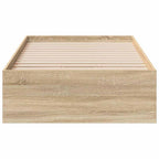 Estructura de cama Marrón 90 x 190 cm Madera de ingeniería