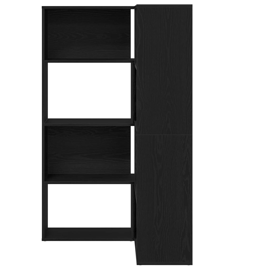 Armario 2 pcs Roble Negro 85 x 85 x 140 cm Madera de ingeniería