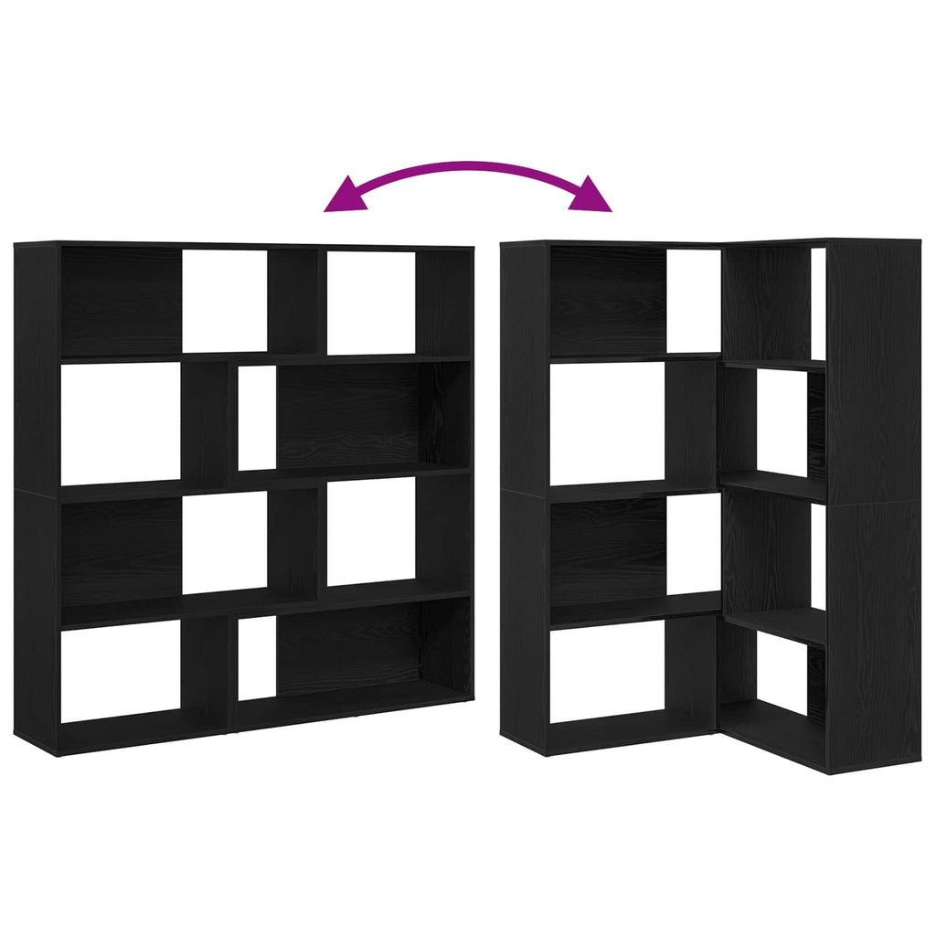Armario 2 pcs Roble Negro 85 x 85 x 140 cm Madera de ingeniería