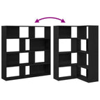 Armario 2 pcs Roble Negro 85 x 85 x 140 cm Madera de ingeniería